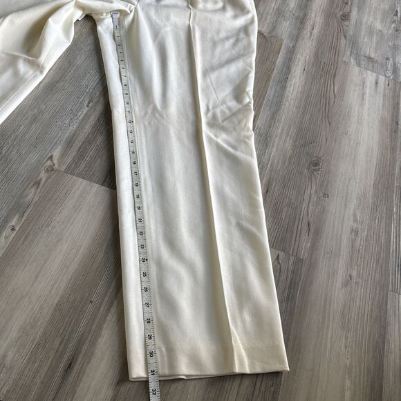 NWT Talbots Women Cream Ivory Wool Lined Dress Pants Size 16w (MSRP $149) - Picture 7 of 8